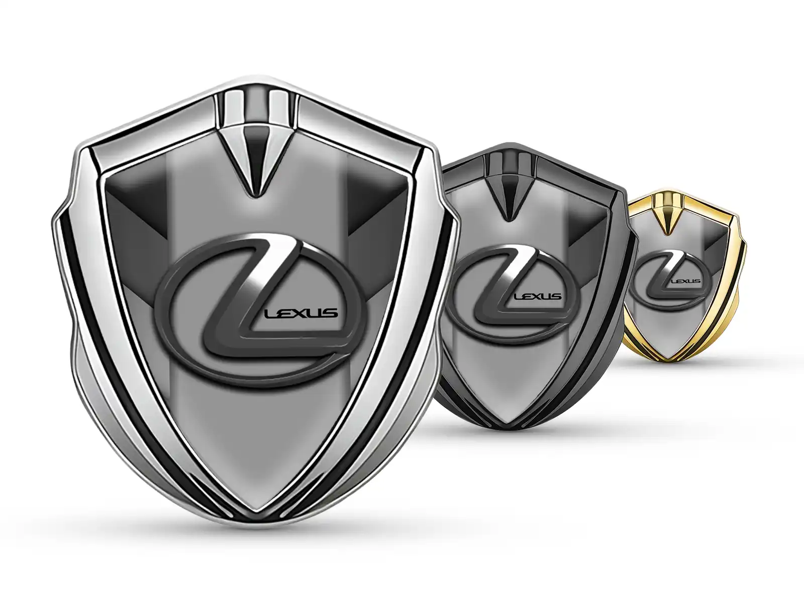Lexus 3D Emblema Insignia De Carrera Concepto Brilla 3D